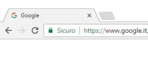 HTTPS Sito sicuro e la navigazione è consentita