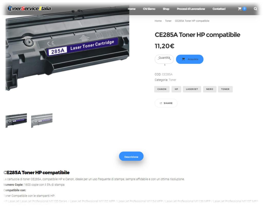 eCommerce Toner Service