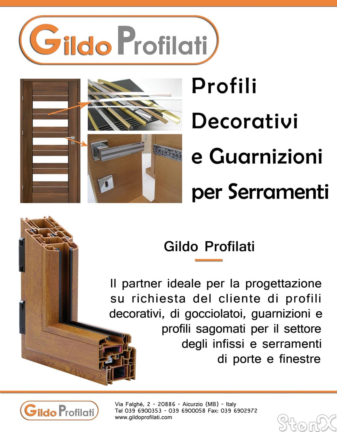 Flayer Gildo Profilati su legno & legno